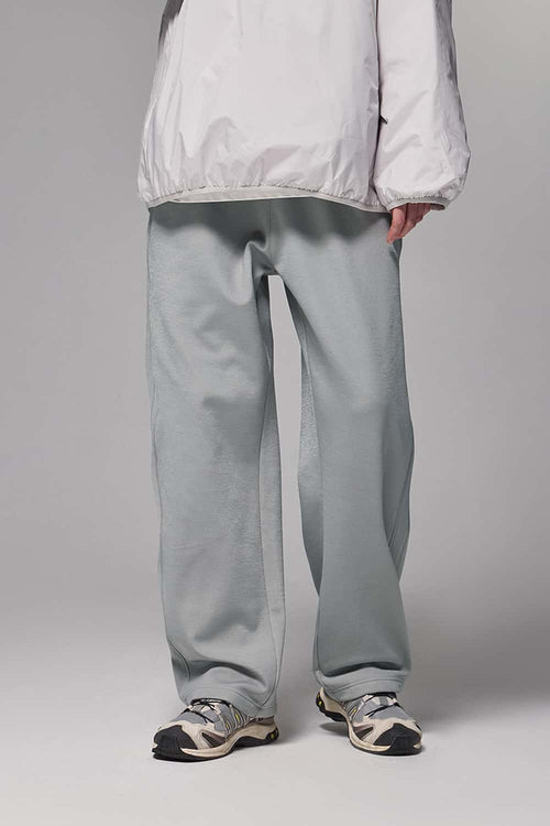 Straight-Leg Stretch Sweatpants - Stone Gray