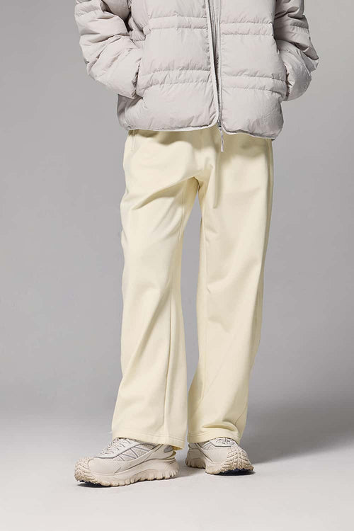 Straight-Leg Stretch Sweatpants - White