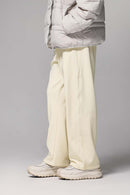 Straight-Leg Stretch Sweatpants - White