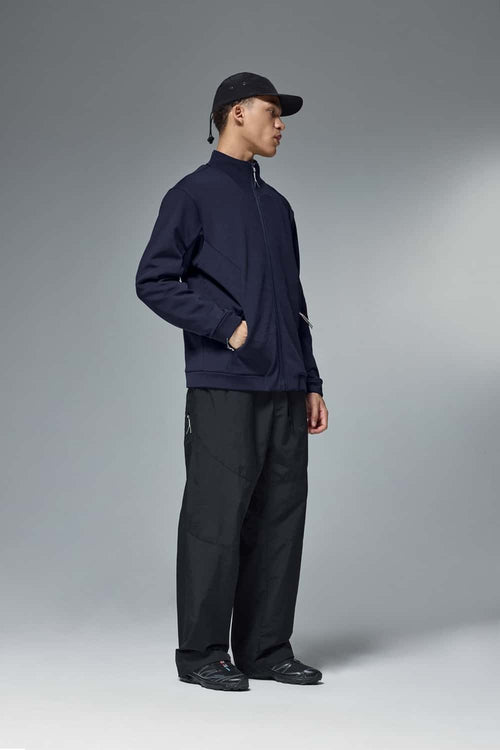 Four-Way Stretch Zip Jacket - Eclipse Blue