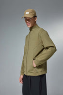 Four-Way Stretch Zip Jacket - Mud Green