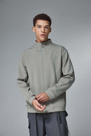 Four-Way Stretch Zip Jacket - Stone Gray