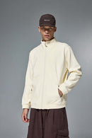 Four-Way Stretch Zip Jacket - White
