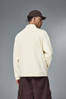 Four-Way Stretch Zip Jacket - White