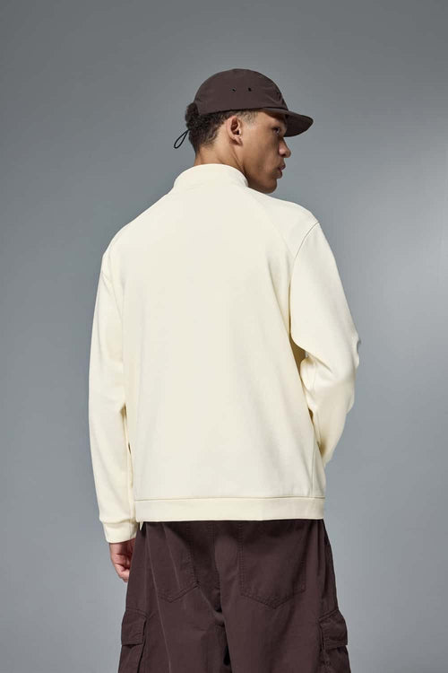 Four-Way Stretch Zip Jacket - White