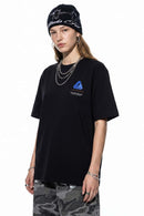 Graphic Back Print Crewneck T-Shirt - Black