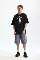 Heavyweight Bulldog Graphic T-Shirt - Black
