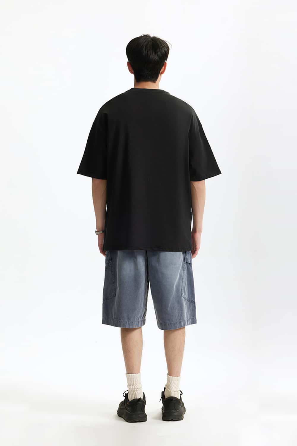 Heavyweight Bulldog Graphic T-Shirt - Black