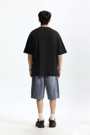 Heavyweight Bulldog Graphic T-Shirt - Black