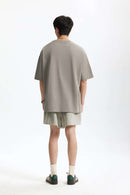 Heavyweight Bulldog Graphic T-Shirt - Smoke Gray
