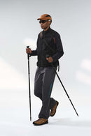 Heat-Retaining Textured Utility Vest - Black