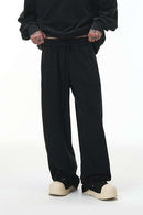 Heavyweight Curved-Leg Sweatpants - Black