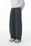 Heavyweight Curved-Leg Sweatpants - Dark Gray