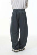 Heavyweight Curved-Leg Sweatpants - Dark Gray