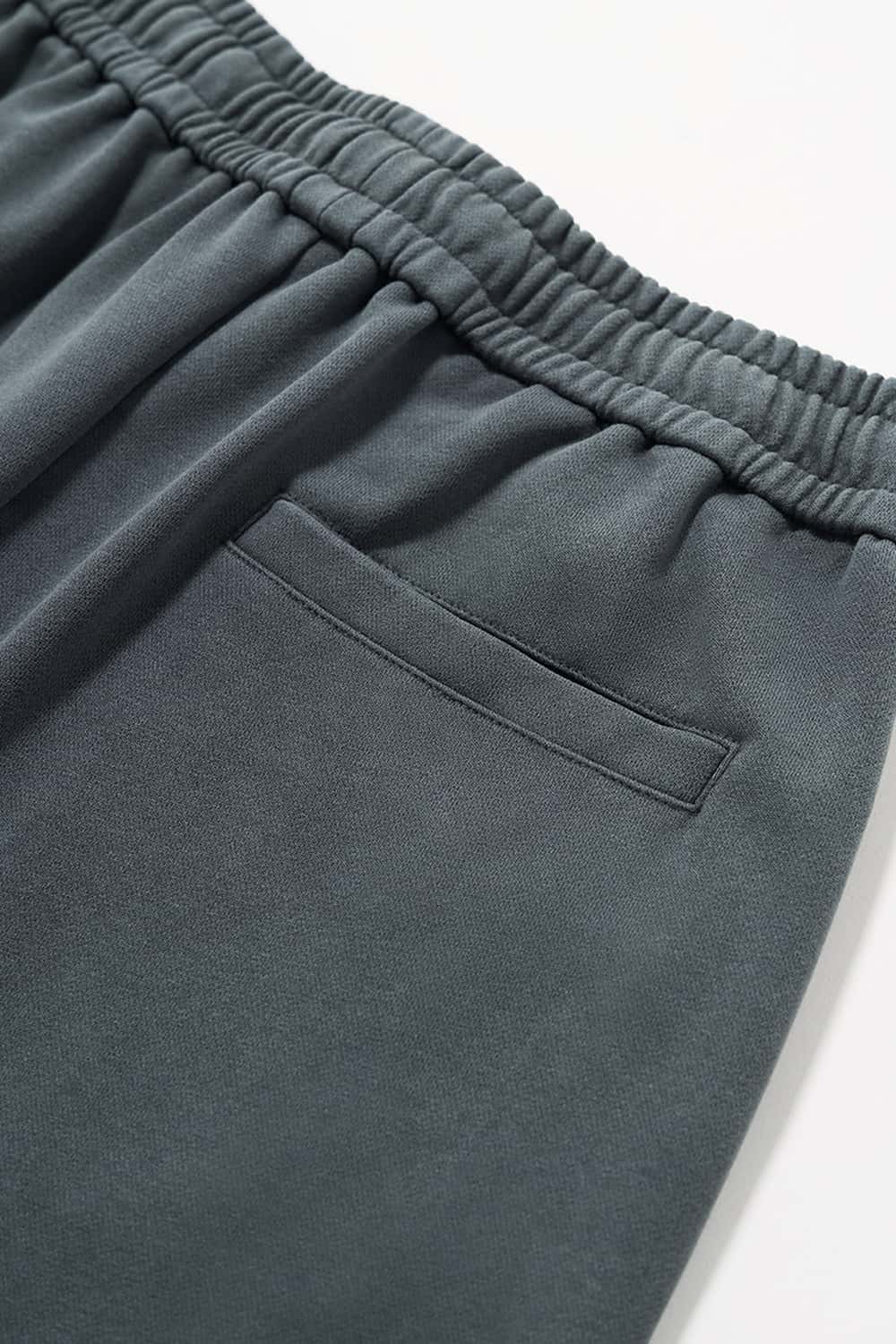 Heavyweight Curved-Leg Sweatpants - Dark Gray