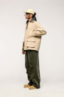 Corduroy Wide-Leg Casual Pants - Green