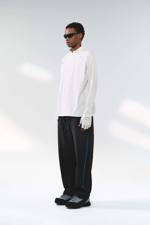 Vented Drawstring Utility Pants - Black