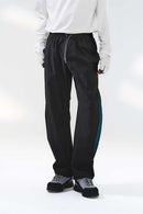 Vented Drawstring Utility Pants - Black