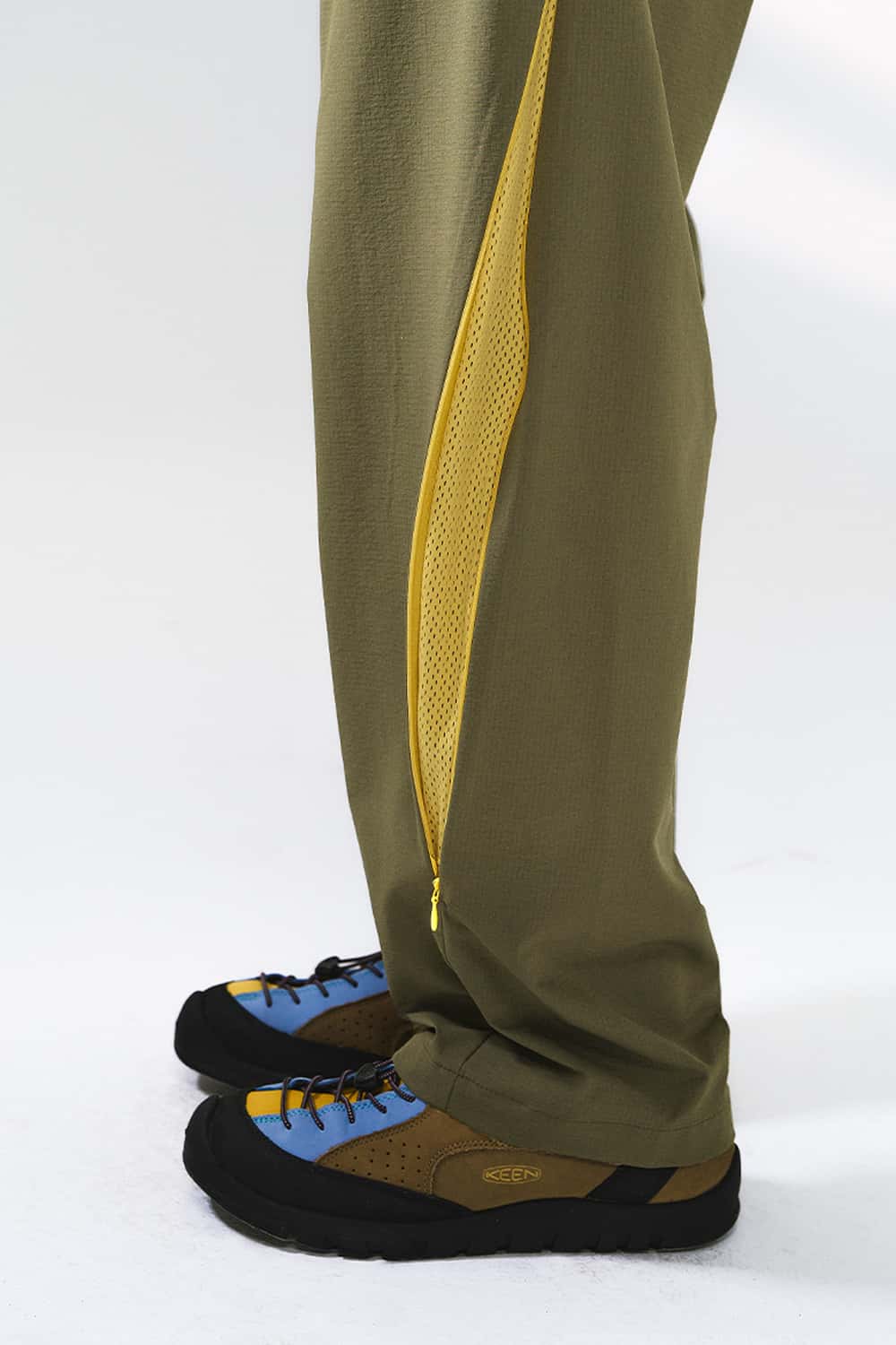 Vented Drawstring Utility Pants - Olive