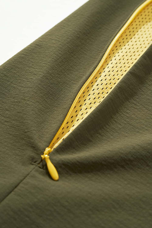 Vented Drawstring Utility Pants - Olive