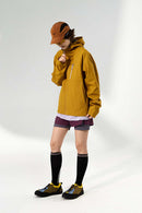 Water-Repellent Hooded Softshell Jacket - Earth Brown