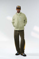 Water-Repellent Hooded Softshell Jacket - Grayish Green