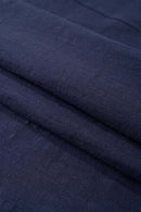 Embroidered Slub Pocket T-Shirt - Navy Blue
