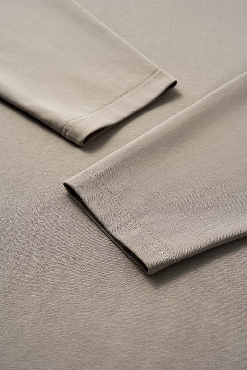 Heavyweight Relaxed Long-Sleeve T-Shirt - Gray