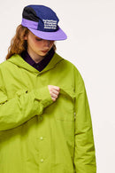 Water-Repellent Hooded Shirt Jacket - Green