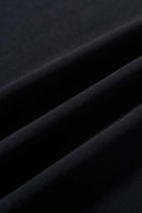 Running Graphic Contrast-Seam T-Shirt - Black