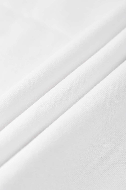 Letter Graphic Relaxed T-Shirt - White