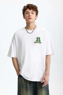 Letter Graphic Relaxed T-Shirt - White