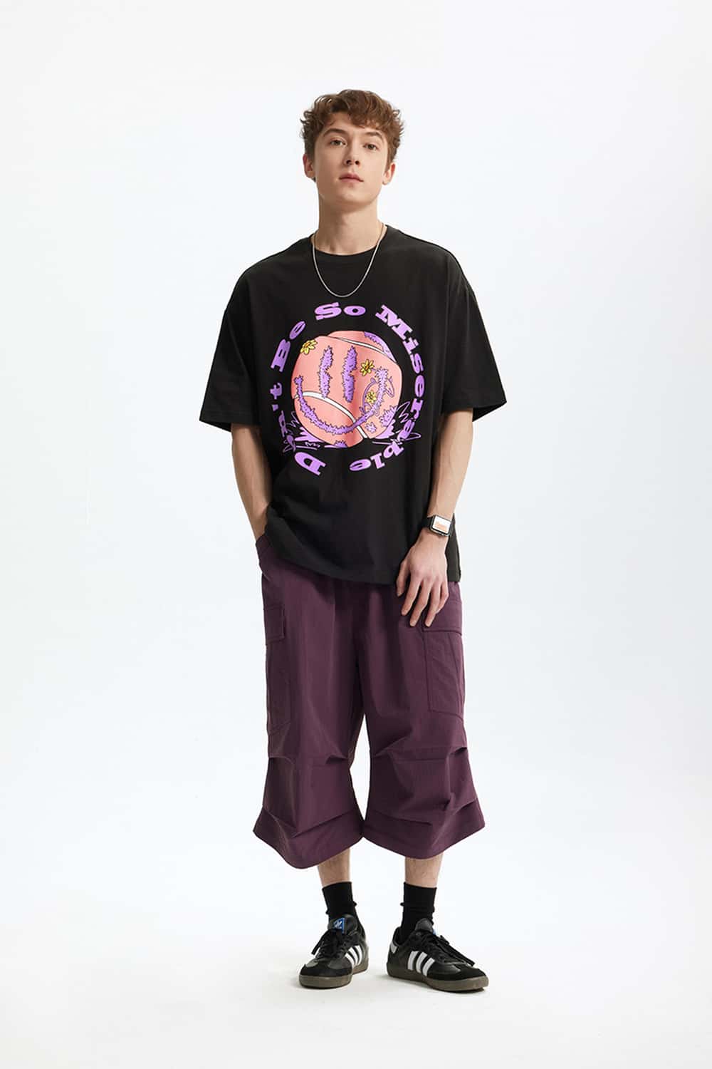 Vintage Tennis Graphic T-Shirt - Black