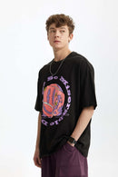 Vintage Tennis Graphic T-Shirt - Black