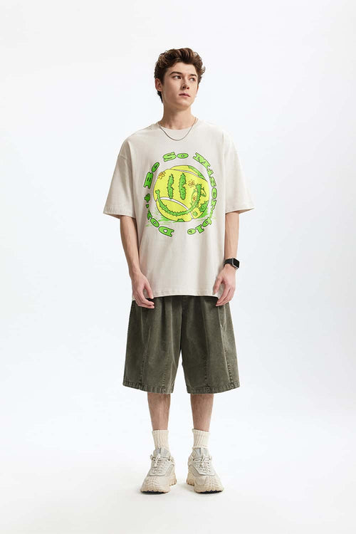 Vintage Tennis Graphic T-Shirt - Gray