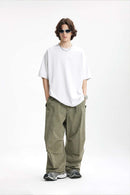Tonal Graphic Relaxed T-Shirt - Grayish White