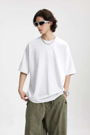 Tonal Graphic Relaxed T-Shirt - Grayish White