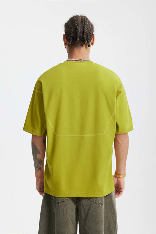 Tonal Graphic Relaxed T-Shirt - Green