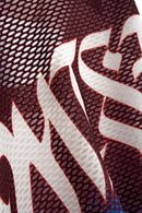 Mesh Graphic Jersey T-Shirt - Red