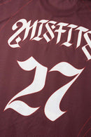 Mesh Graphic Jersey T-Shirt - Red