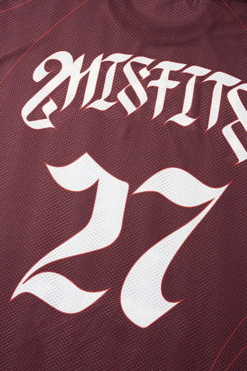 Mesh Graphic Jersey T-Shirt - Red