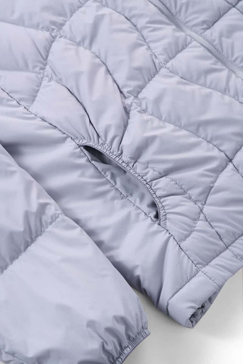 Packable Hooded Puffer Jacket - Light Purple