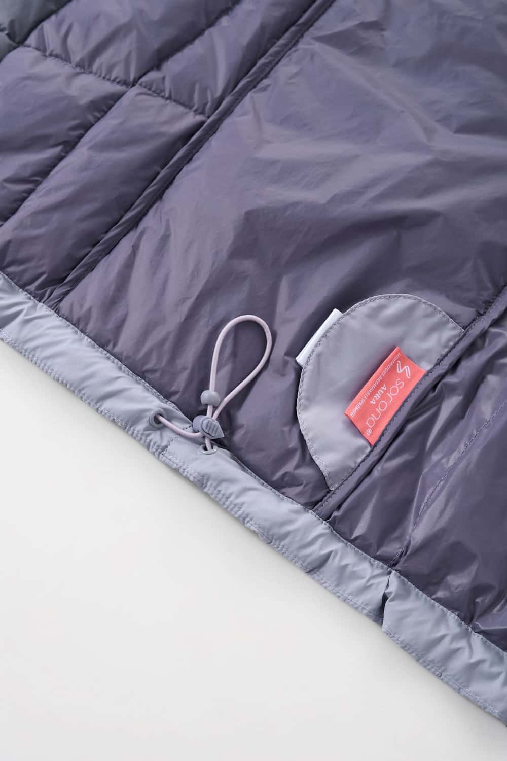 Packable Hooded Puffer Jacket - Light Purple