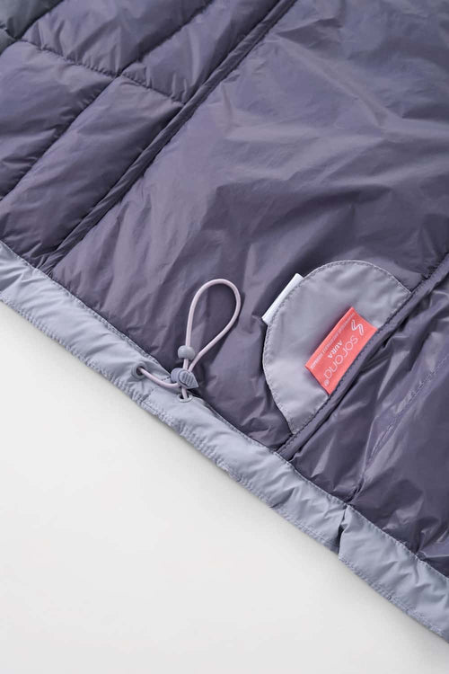 Packable Hooded Puffer Jacket - Light Purple