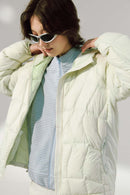Packable Hooded Puffer Jacket - Mint