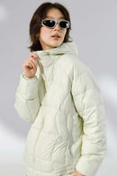 Packable Hooded Puffer Jacket - Mint