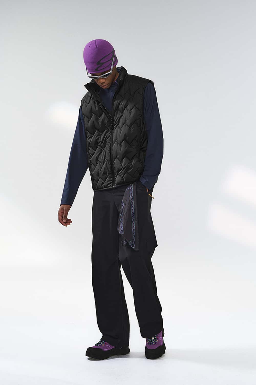 Packable Quilted Puffer Vest - Black