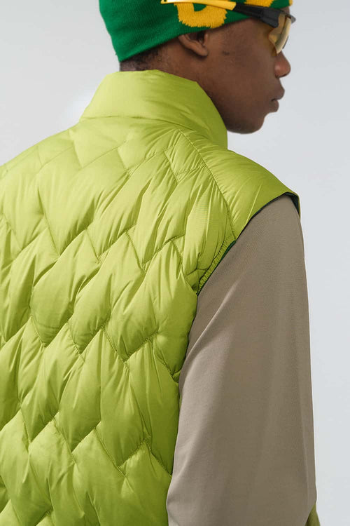 Packable Quilted Puffer Vest - Green