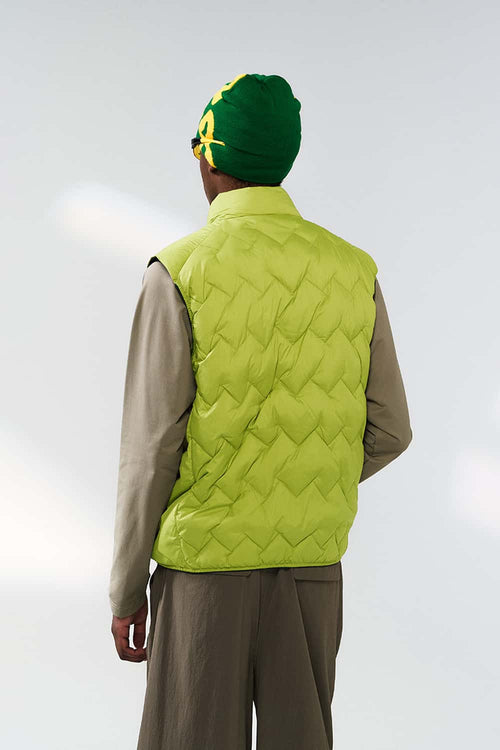 Packable Quilted Puffer Vest - Green
