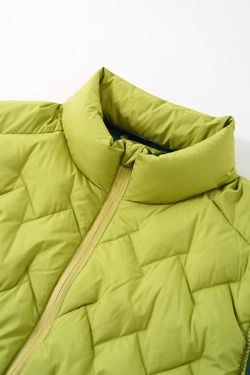 Packable Quilted Puffer Vest - Green